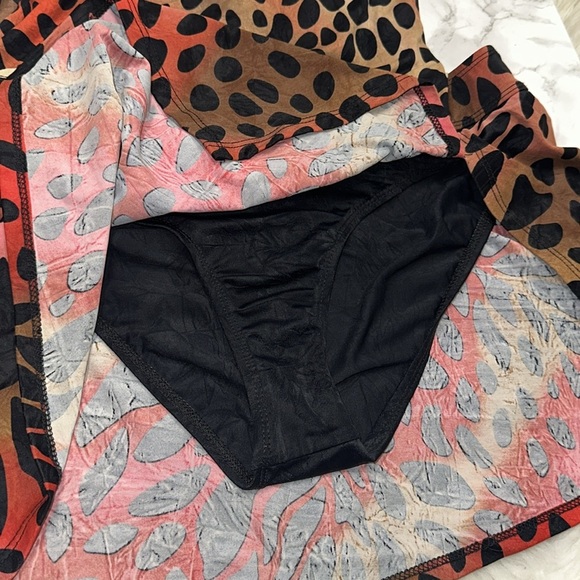 Vintage Leopard Print swim suit size large/xlarge - Picture 4 of 5